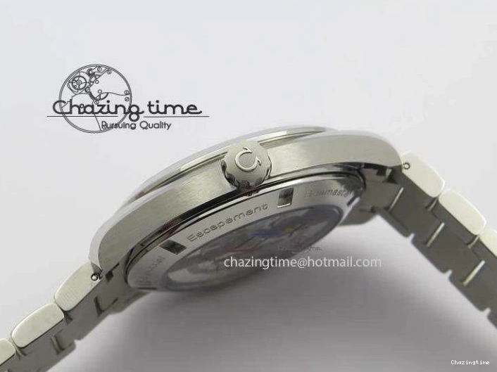 0723 Youthful Aqua Terra ‘PyeongChang 2018’ JHF Best Edition Black Dial On SS Bracelet A 8204